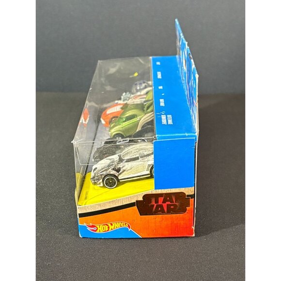 Star Wars Hot Wheels Character Car 5 Pack 2014 Mattel Battle Damage Stormtrooper - Picture 6 of 7